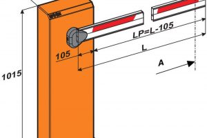 Thông số kỹ thuật barie FAAC 615