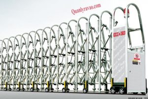 CỔNG XẾP INOX CHẠY ĐIỆN TV– 368