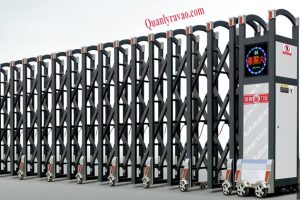 Cổng xếp hợp kim nhôm TV-905