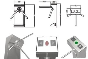 Thông số kỹ thuật cổng xoay EL128